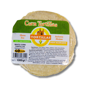 Guanajuato White Corn Tortilla 12cm 60un 1kg Guanajuato White Corn Tortilla 12cm 60un 1kg