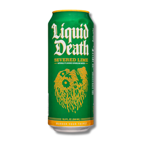 Liquid Death Severed Lime Sparkling Water Can 500ml Liquid Death Severed Lime Sparkling Water Can 500ml