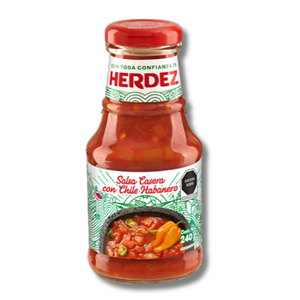 Herdez Salsa Casera Con Chile Habanero 240g