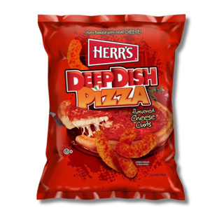 Herr's Deep Dish Pizza Cheese Curls 113g Herr's Deep Dish Pizza Cheese Curls 113g