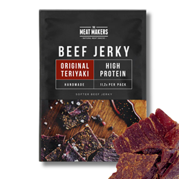 The Meat Makers Beef Jerky Original Teriyaki 25g