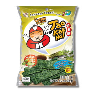 Tao Kae Noi Crispy Seaweed Wasabi Flavour 32g Tao Kae Noi Crispy Seaweed Wasabi Flavour 32g