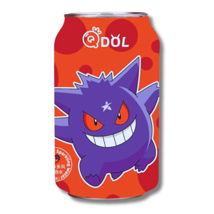 QDOL Pokémon Sparkling Water Strawberry - Gengar 330ml