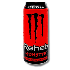 Monster Energy Drink recover Rehab Strawberry Lemonade 458ml Monster Energy Drink recover Rehab Strawberry Lemonade 458ml