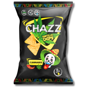 Chazz Tortilla Chips Cannabis & Jalapeno 100g Chazz Tortilla Chips Cannabis & Jalapeno 100g