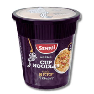 Senpai Instant Cup Noodles Beef 60g Senpai Instant Cup Noodles Beef 60g