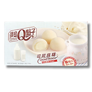 Taiwan Dessert Cacao Mochi Milk Cream Flavour 80g