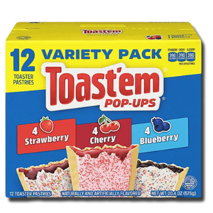 Toast'em Pop-Ups 12 Variety Strawberry, Cherry, Blueberry 576g Toast'em Pop-Ups 12 Variety Strawberry, Cherry, Blueberry 576g