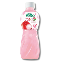 Kato Lychee Flavored Drink With Nata de Coco 320ml