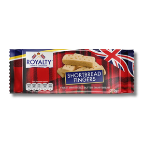 Royalty Shortbread Fingers British Butter 210g Royalty Shortbread Fingers British Butter 210g