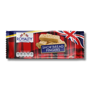 Royalty Shortbread Fingers British Butter 210g