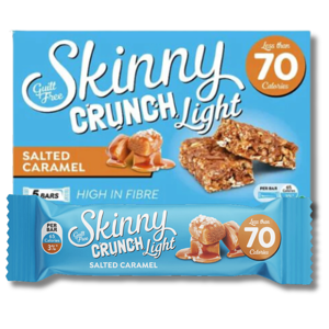 Skinny Crunch Light Salted Caramel Bars 5 x 19g Skinny Crunch Light Salted Caramel Bars 5 x 19g
