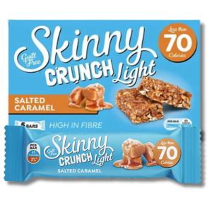 Skinny Crunch Light Salted Caramel Bars 5 x 19g