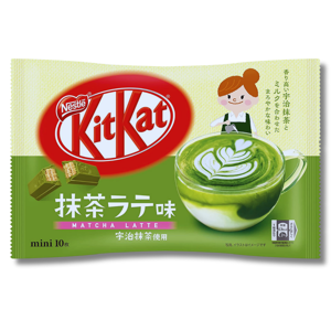 Nestlé Kit Kat Mini Matcha Latte 10 Units 116g Nestlé Kit Kat Mini Matcha Latte 10 Units 116g