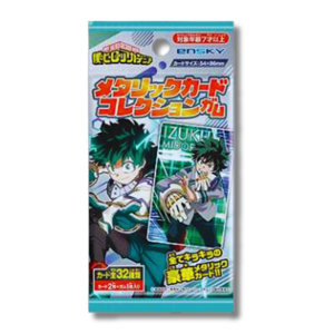 Ensky Metal Card First Edition Booster Box My Hero Academia 32g