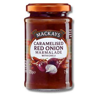 Mackays Chutney Caramelised Red Onion Marmalade Chilli 225g Mackays Chutney Caramelised Red Onion Marmalade Chilli 225g