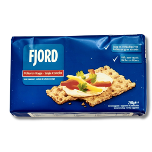 Fjord Wholemeal Rye Crisp Bread 250g Fjord Wholemeal Rye Crisp Bread 250g