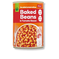 Main Course Baked Beans in Tomato Sauce 420g