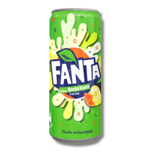 Fanta Fruity Cream Soda Kem 330ml