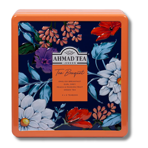 Ahmad Tea Bouquet Classic Selection Green, Black, Fruity Tin 32's 64g Ahmad Tea Bouquet Classic Selection Green, Black, Fruity Tin 32's 64g