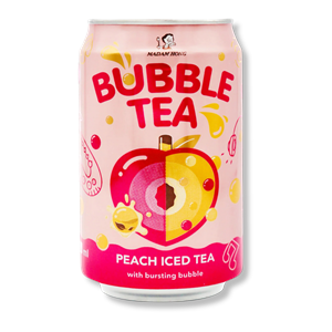 Madam Hong Bubble Tea Peach Ice Tea Bursting 320ml