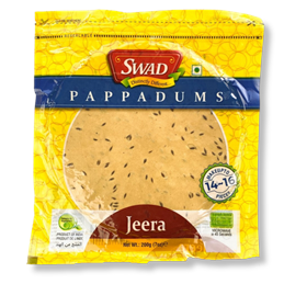 Swad Pappadums Jeera 200g