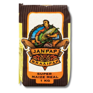 Janpap Braaipap Super Maize Meal 1kg Janpap Braaipap Super Maize Meal 1kg