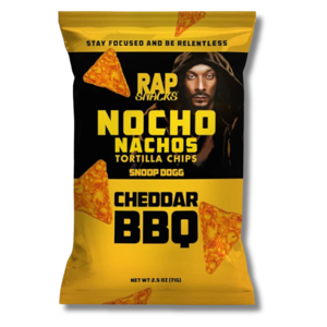 Rap Snacks Nachos Snoop Dogg Cheddar BBQ 71g