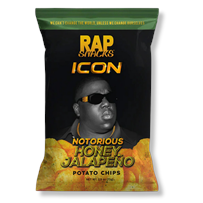 Rap Snacks Chips Notorious B.I.G Honey Jalapeno 71g