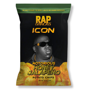 Rap Snacks Chips Notorious B.I.G Honey Jalapeno 71g