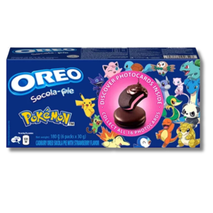 Oreo Scola-Pie Strawberry Pokémon 6x30g 180g Oreo Scola-Pie Strawberry Pokémon 6x30g 180g