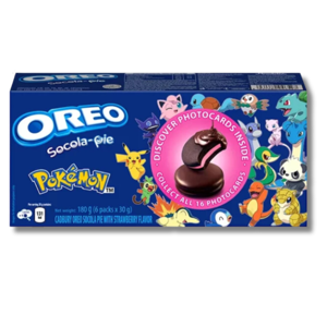 Oreo Scola-Pie Strawberry Pokémon 6x30g 180g