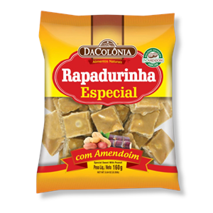 DaColônia Rapadurinha Especial com Amendoim 160g DaColônia Rapadurinha Especial com Amendoim 160g