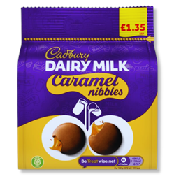 Cadbury Dairy Milk Caramel Nibbles Bag 85g