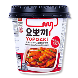 Young Poong Topokki Yopokki Sweet & Spicy - Rice Cakes 140g