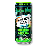 Candy Can Rick and Morty Green Mix Sour Apple Zero Sugar 330ml