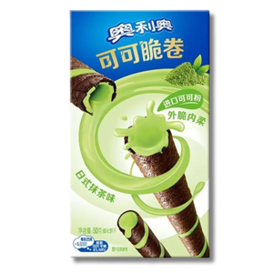 Oreo Cocoa Crispy Wafer Roll Matcha 50g Oreo Cocoa Crispy Wafer Roll Matcha 50g