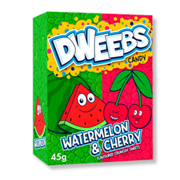 Dweebs Nerds Watermelon & Cherry 45g