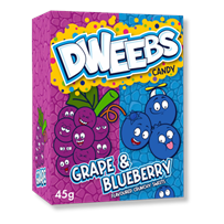 Dweebs Nerds Grape & Blueberry 45g