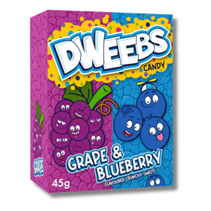 Dweebs Nerds Grape & Blueberry 45g