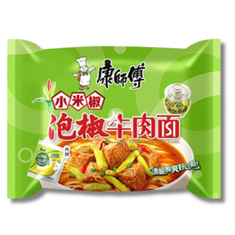 Master Kong Instant Noodle Pickled Chilli Beef Flavour 100g