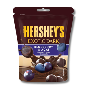 Hershey's Exotic Dark Chocolate Blueberry & Acai 100g Hershey's Exotic Dark Chocolate Blueberry & Acai 100g