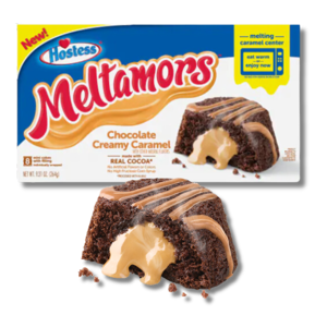 Hostess Meltamors Double Chocolate Creamy Caramel 33g Hostess Meltamors Double Chocolate Creamy Caramel 33g