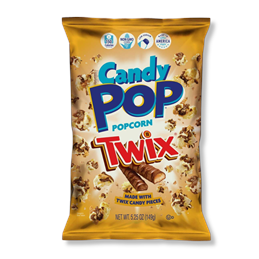 Snax Sational Candy Pop Popcorn Twix Mini 28g