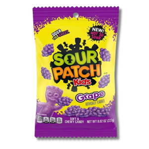 Sour Patch Kids Grape Bag 227g Sour Patch Kids Grape Bag 227g