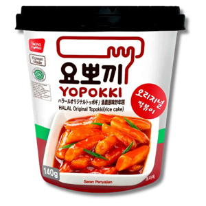 Young Poong Topokki Yopokki Rice Cake Hot & Spicy Halal 140g