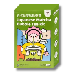 Tokimeki Bubble Tea Kit Matcha Flavor 255g