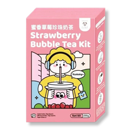 Tokimeki Bubble Tea Kit Strawberry Flavor 255g