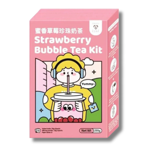 Tokimeki Bubble Tea Kit Strawberry Flavor 255g