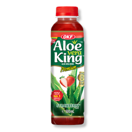 OKF Aloe Vera King Strawberry Drink 500ml